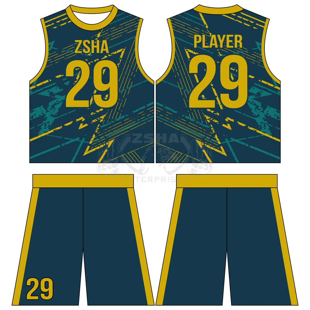 Lacrosse Uniform For Men Sublimated High Quality Fabric Half Sleeve V