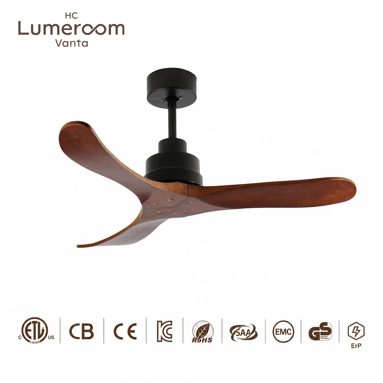 Ceiling Fan, USA, 35W, Solid Wood + Metal - detail 12