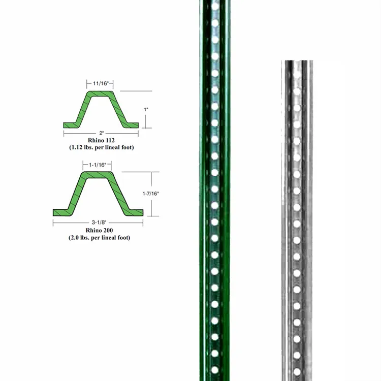 Fence Post Galvanized U Channel Sign Post Oem Waterproof Galvanized