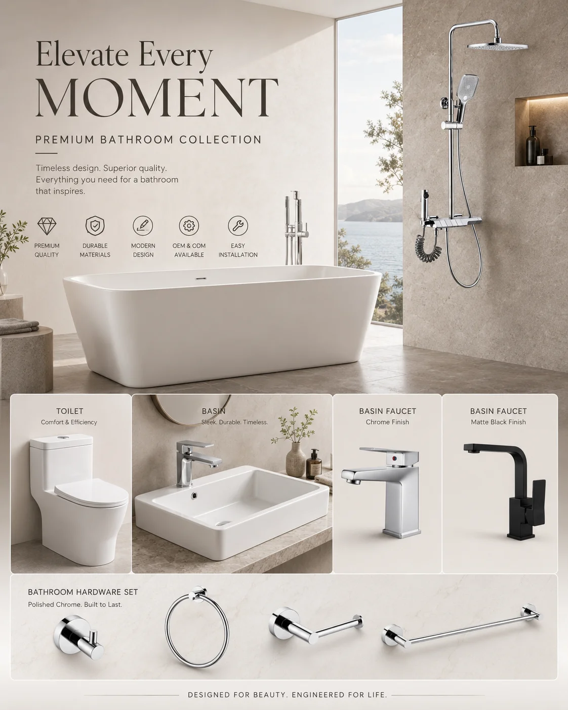 Elevate Every Moment - Premium Bathroom Collection