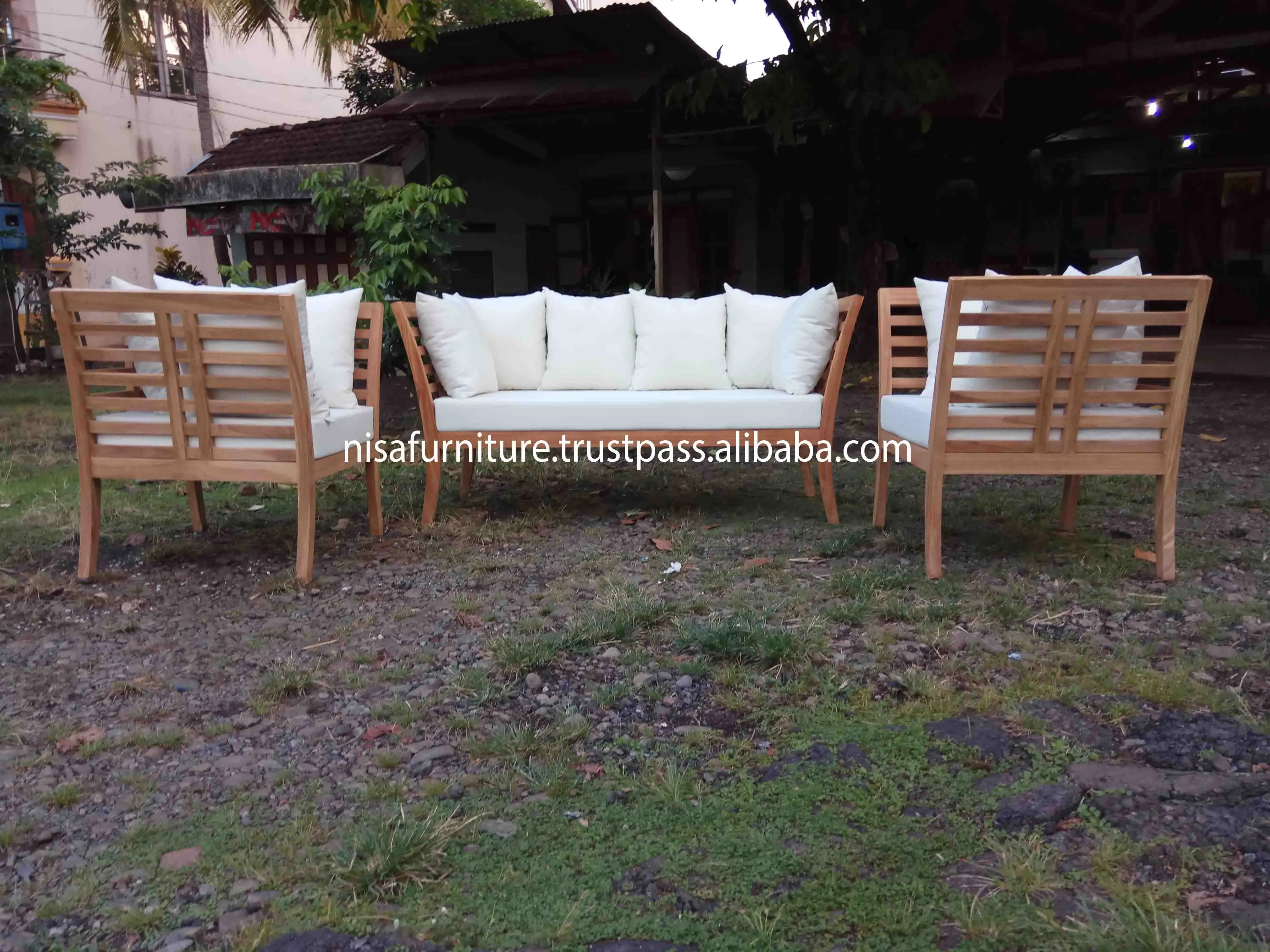 Modern Design Teak Wood Garden Sofa Sets Outdoor Furniture Buy