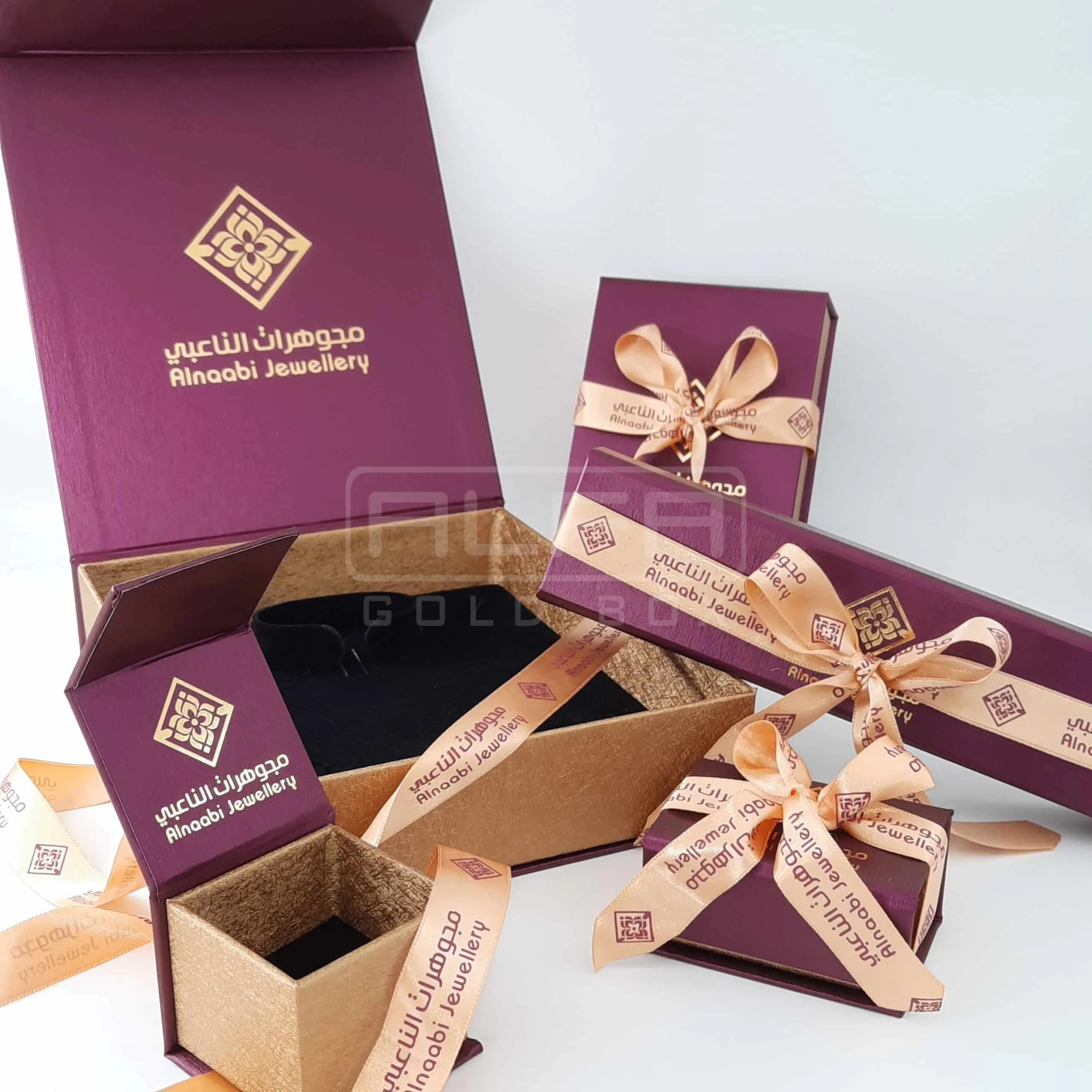 Krm13 Custom Logo Luxury Jewellery Boxes Leatherette Large