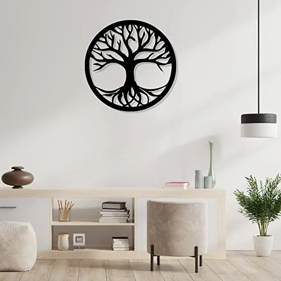 Customized Metal Family Tree Metal Wall Decor Home Living Room