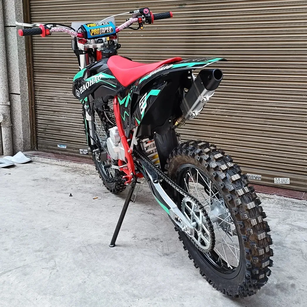 250cc 300cc 2 Stroke Offroad Gasoline Motorcycle Blue Orange Red