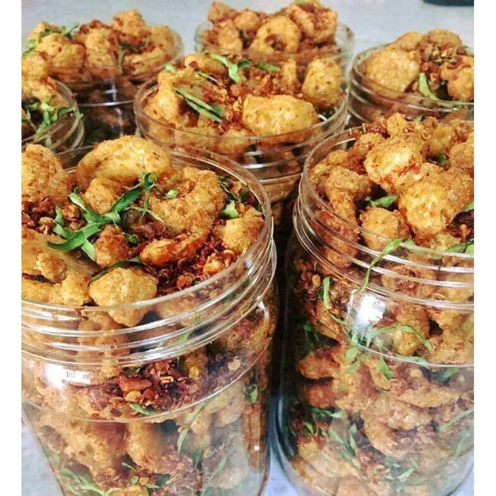 ZESTY PORK RIND WITH LEMON LEAVES / CRUNCHY & REFRESHING / MADE in ...