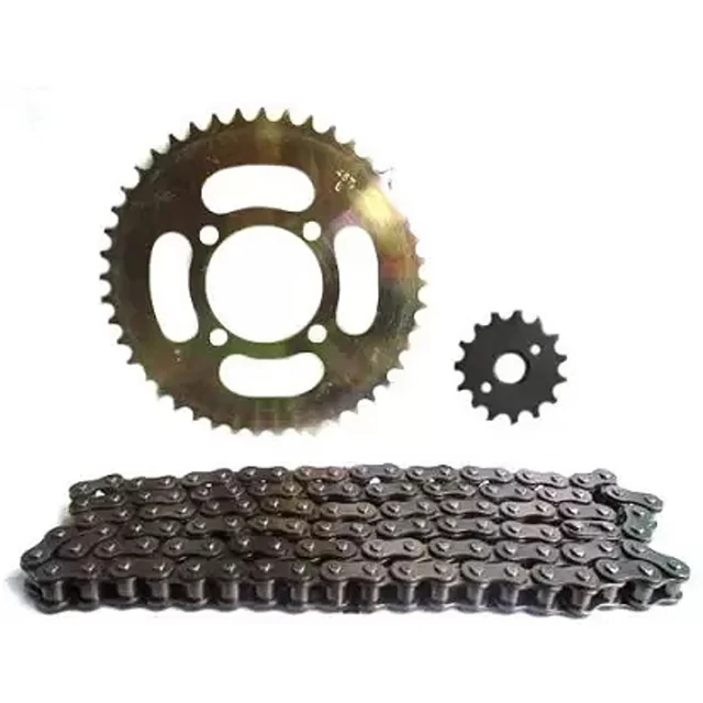 Sprocket Chain For Bajaj Xcd 125 Oem 36ja0005 Kit De Arrastre Repuestos