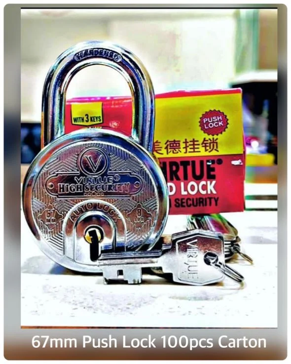 Top Grade Material Made Pad Lock With Round Shaped For Door Locking