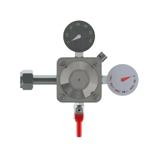 High Pressure Co2 Regulator Brass Metal 03000 Psi Valve Aquarium Kegerator Dispense System Gas