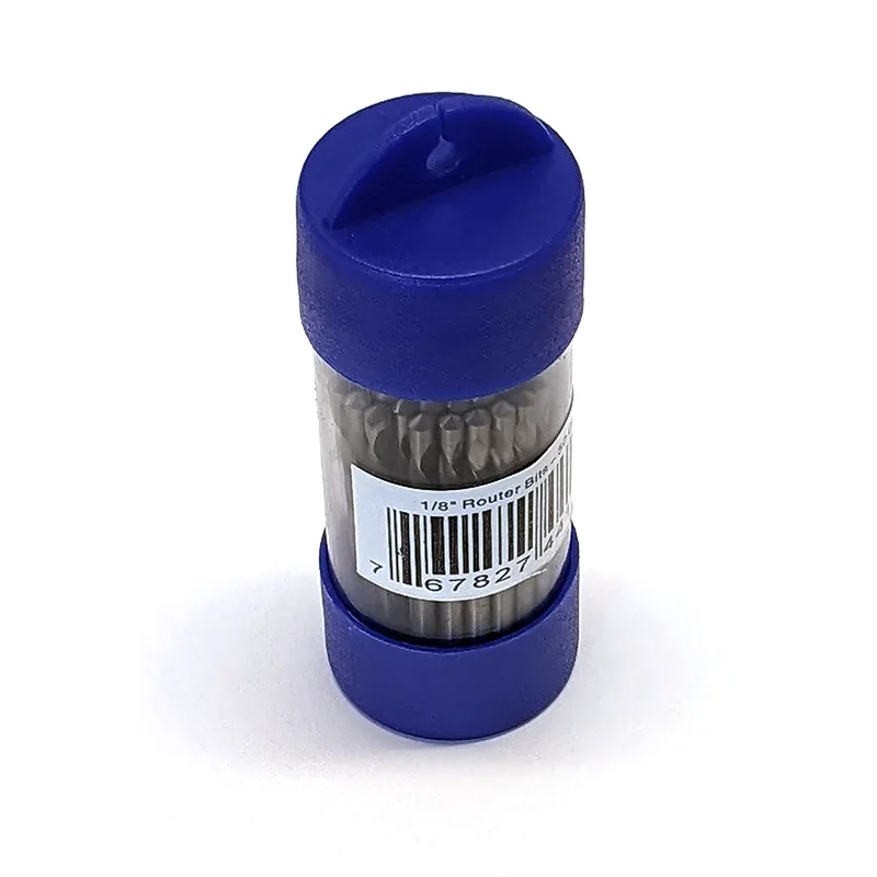 Standard Quality All Purpose Guide Pointed 1/8" Router Bits For Easy