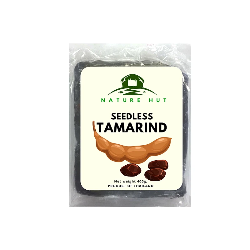 Sour Tamarind Seedless 400 G. From Thailand Sour Tamarind Thai Fresh Fruit Premium Fresh Sour