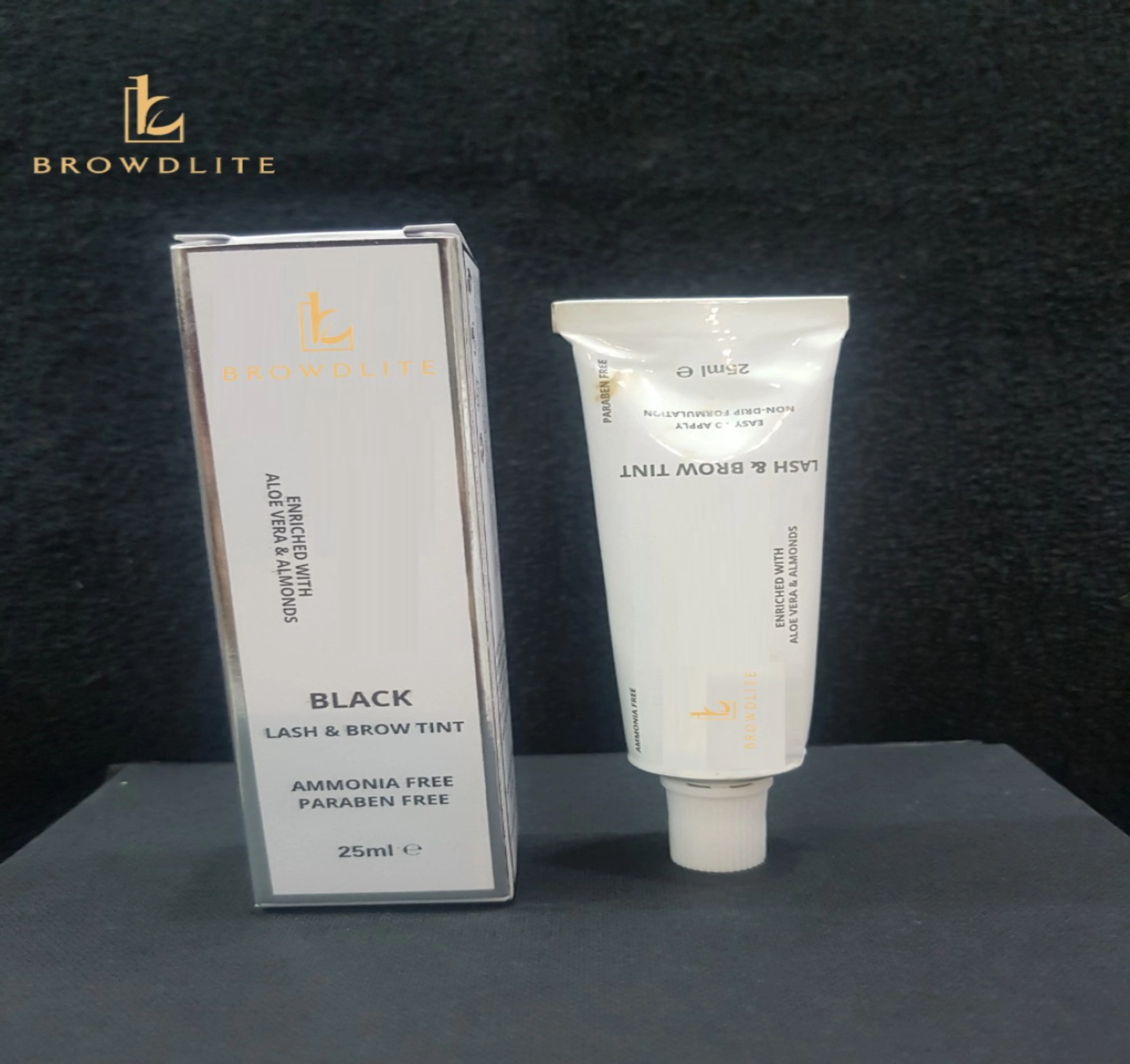 Top Quality Ingredient Eye Brow Tint Tube Cream With Brush No Ammonia