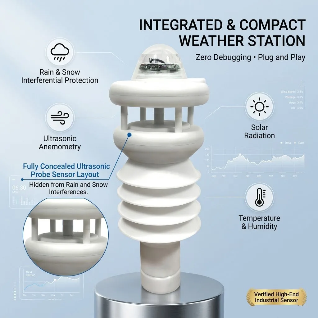 HD-AG ultrasonic weather station.