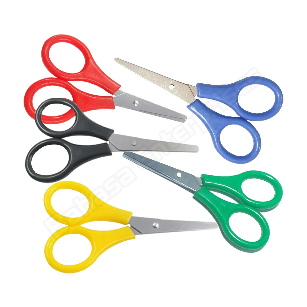 Small School Student Blunt Kids Craft Scissors Stainless Steel Blades