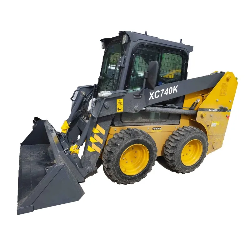 Compact Loader Skid Steer Loader With Various Attachment Wheel Skid