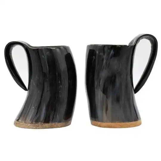 Viking Drinking Horn Mug Buffalo Horn Beer Mug By Wonder Overseas Buy
