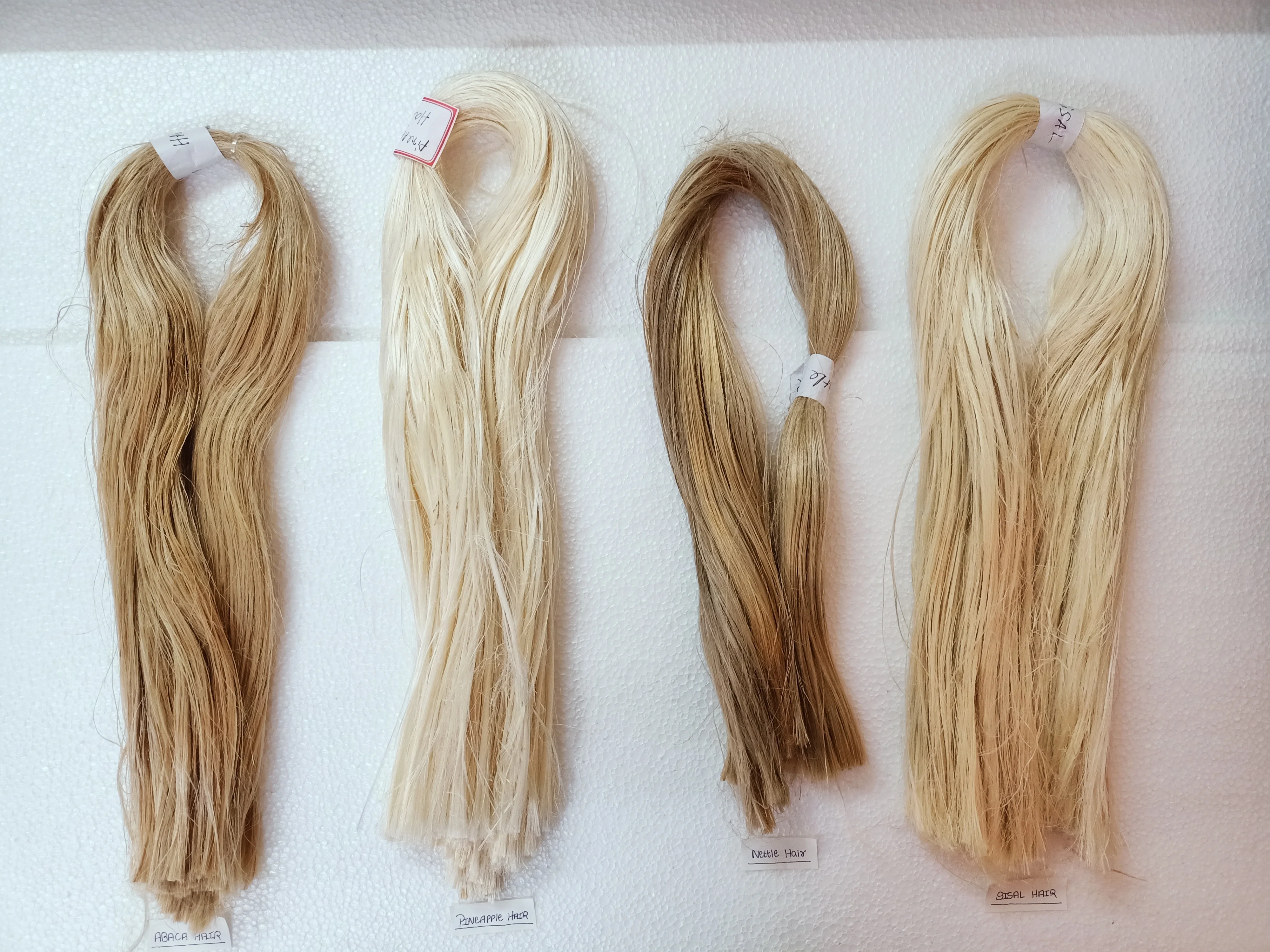 Natural And Hemp Hair Fiber Ideal For Hair Extension
