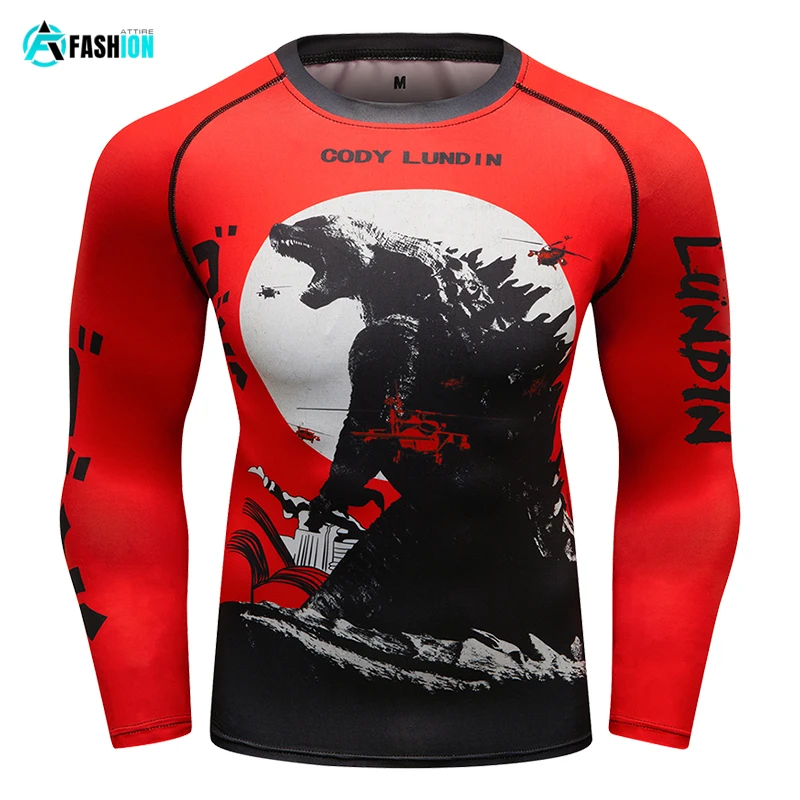 Design Your Own Rash Guard Custom Mma Long Sleeve Rash Guard Bjj Man