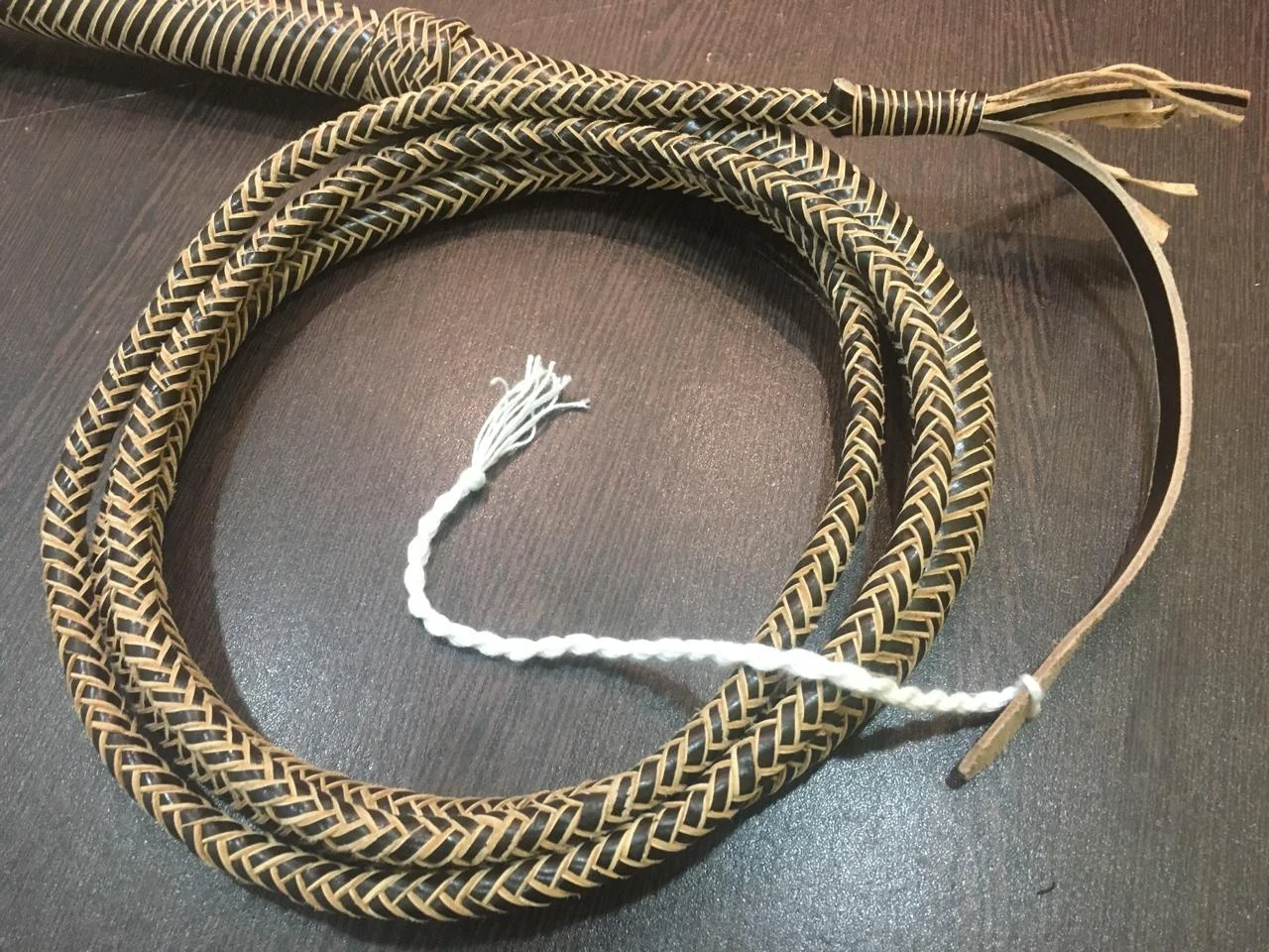 Hand Made Heavy Bull Whip Color 4 To 16 Feet 14 Plaits Custom Bull Whip