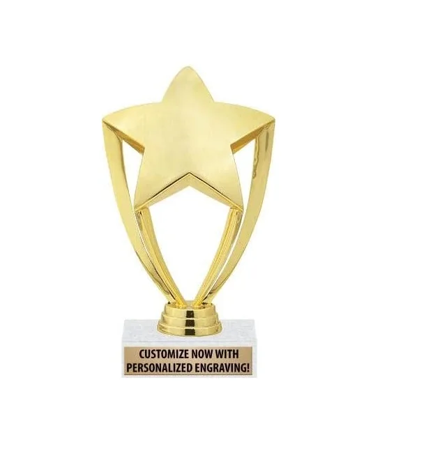 6.75 Inches Custom Star Player Trophies - Star Recognition Trophy ...