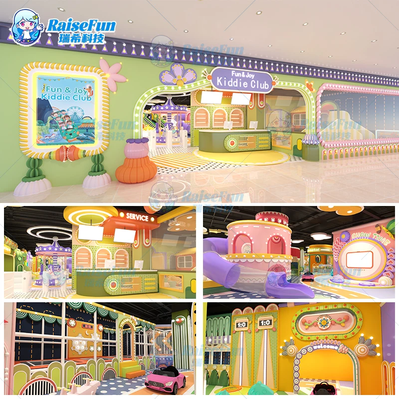 product raisefun hot sale solf eco friendly indoor playground for kids pc steel construction over 500kg capacity-1
