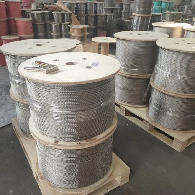 Hot Selling Coated Stainless Steel Wire Rope Pvc/pu/pa Assembly Cable
