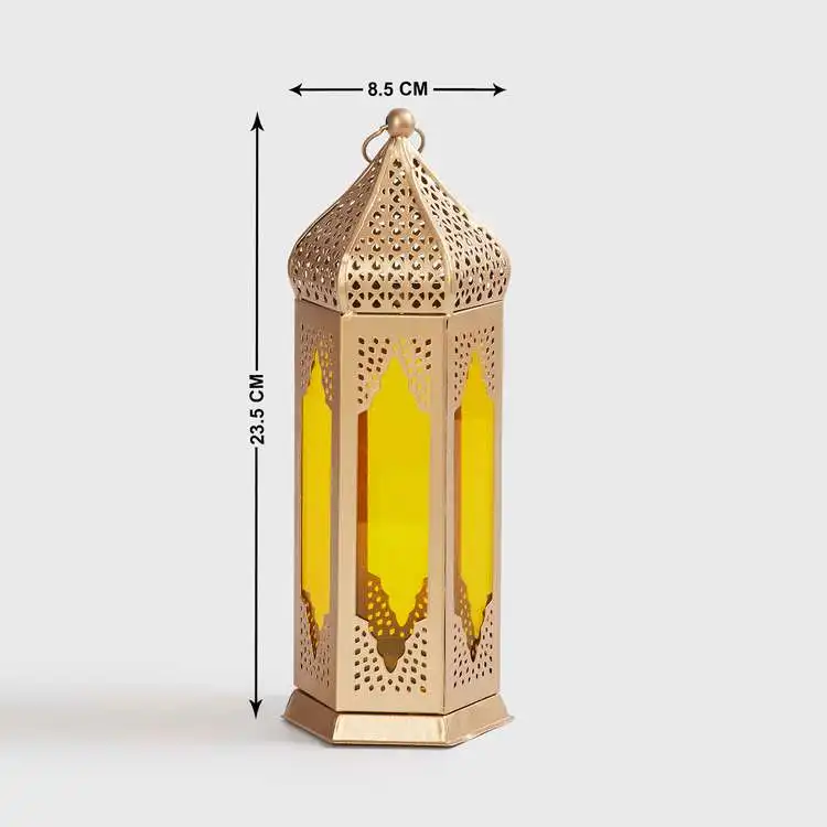 Metal Candle Votive Lantern In Gingko Leaf Shaped New Metal Candle