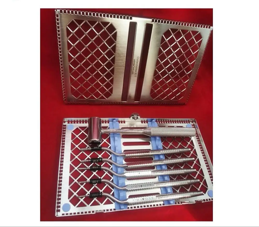 Osstem Implant Osteotome Kit Concave Dental Implant Titanium Maxillary