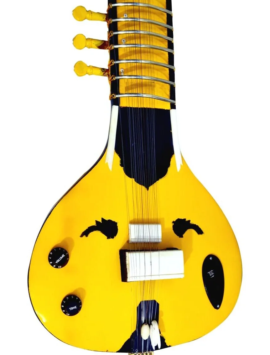 Professional Electric Travel Sitar High Quality Musical Instrument With