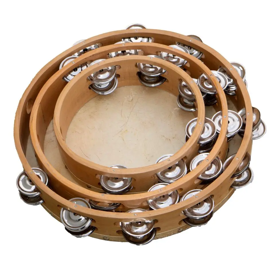 Musical Tambourine Wood Hand Held Drum Round Percussion Gift Buy Hot Sale Musical Hand