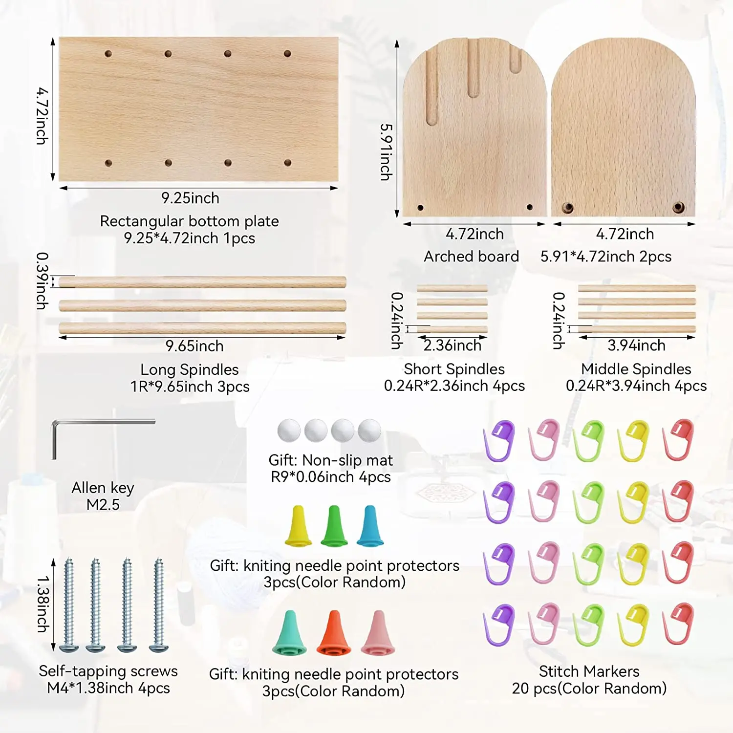 Wooden Yarn Holder For Crocheting,Yarn Holder Dispenser For Crocheting