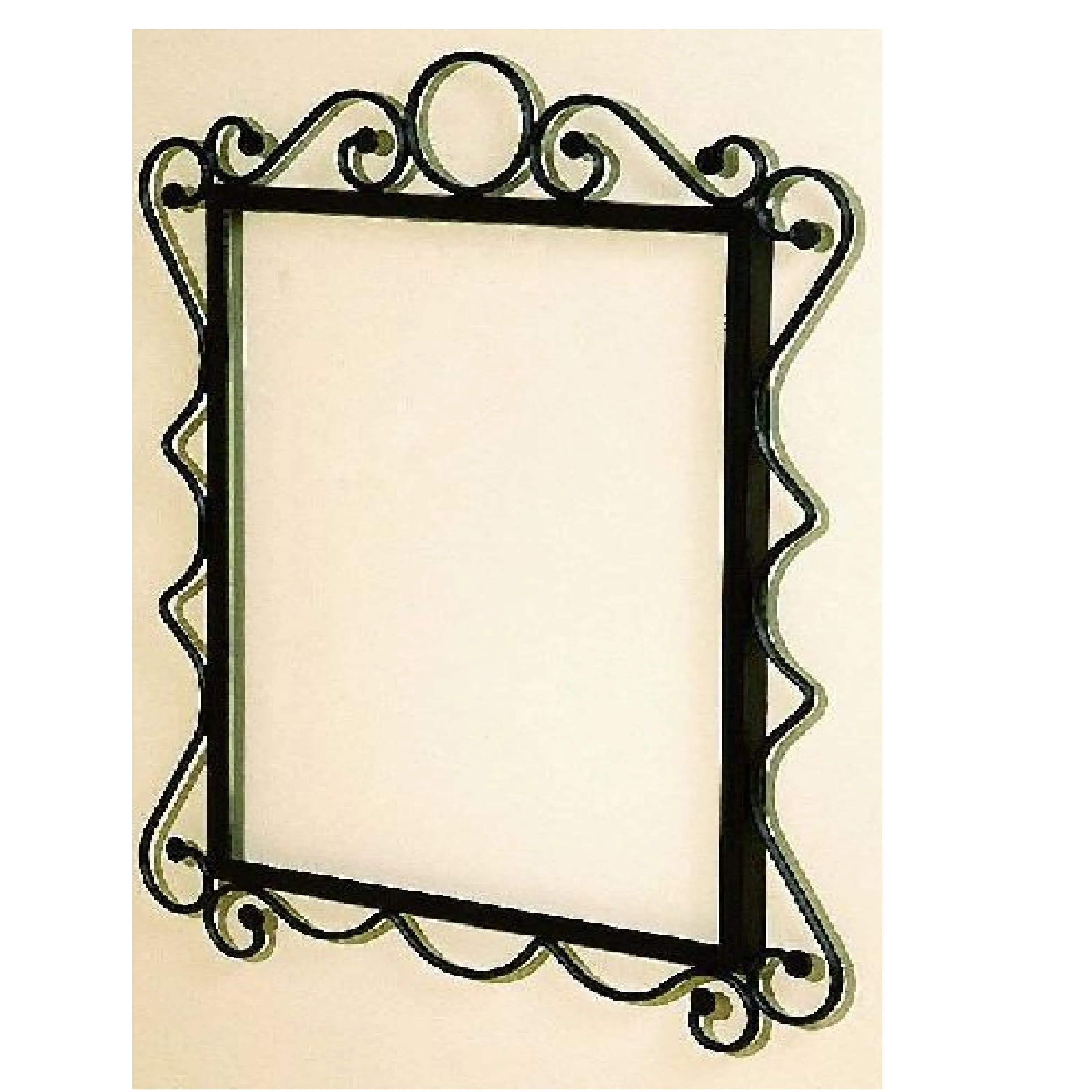 Top Selling Wall Hanging Decorative Wrought Iron Mirror Indian