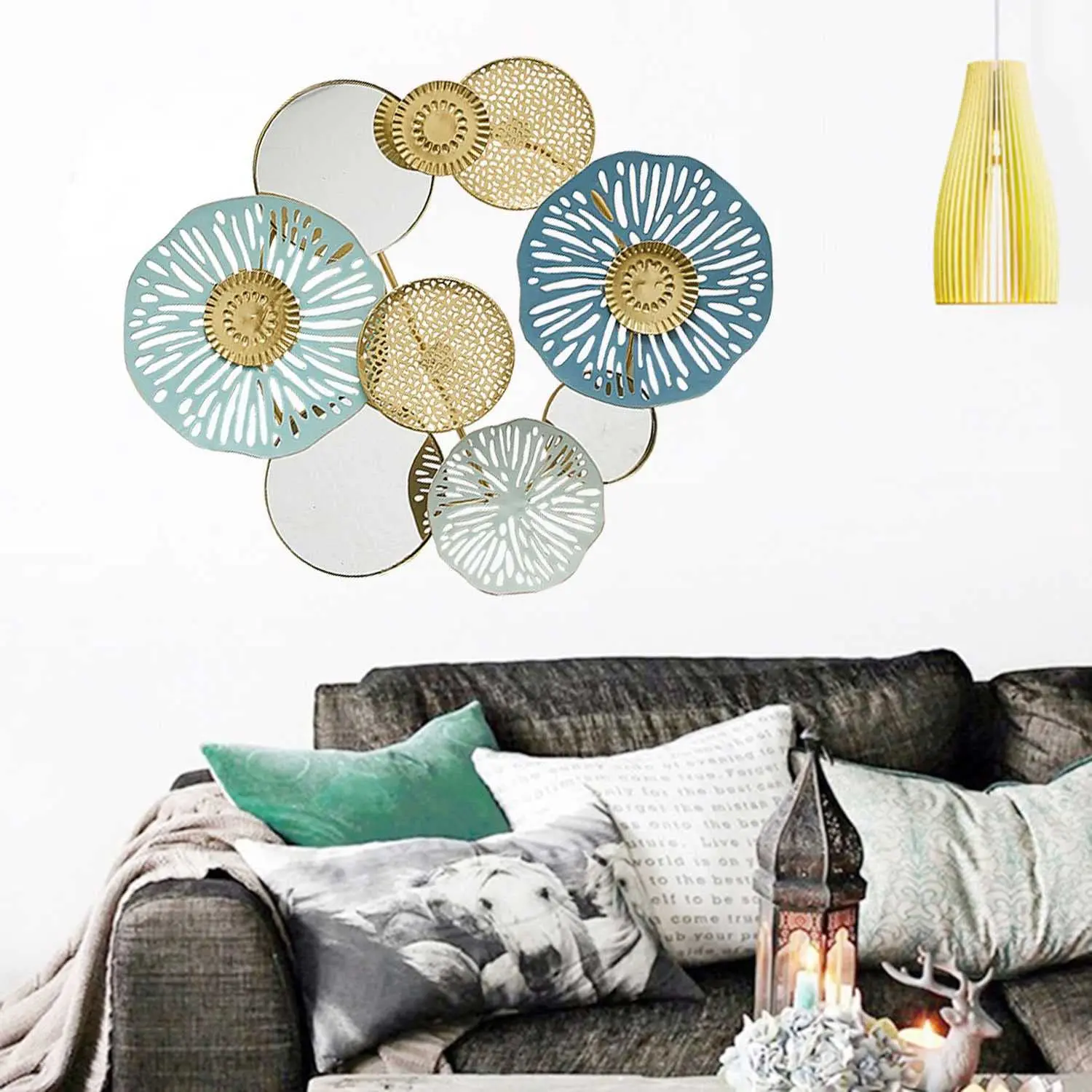 Metal Wall Arts In Different Colors Available At Cheap Price Simple