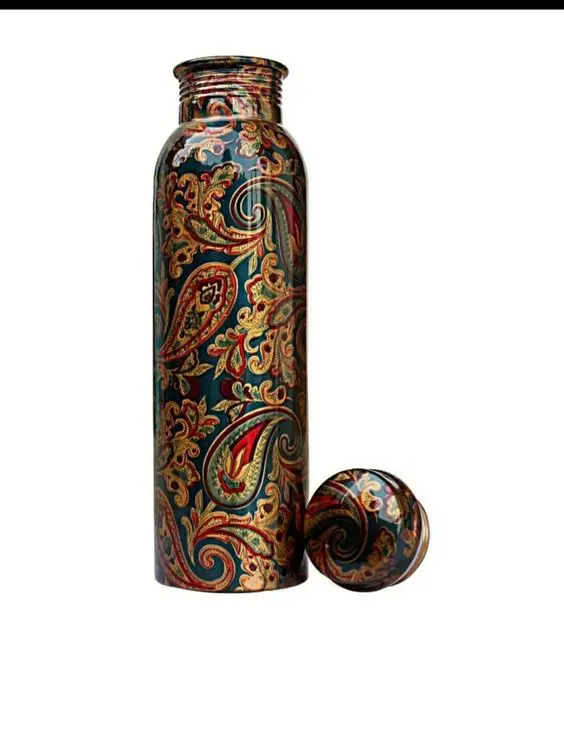 High Quality Tablet Ayurveda Benefits Antique Copper Water Bottle Set