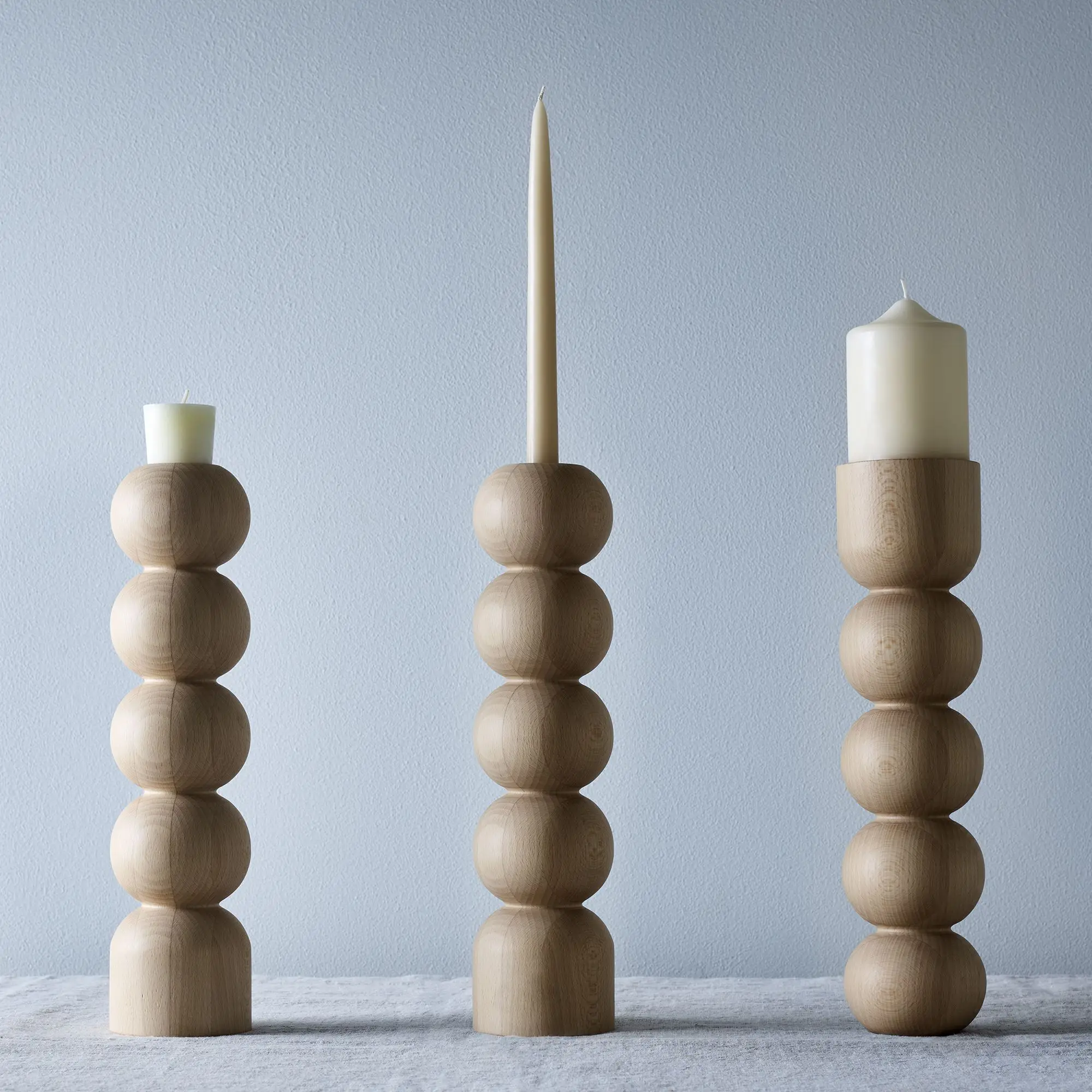 Latest Design Wood Centerpieces Candle Holder Hot Selling Rustic Wood