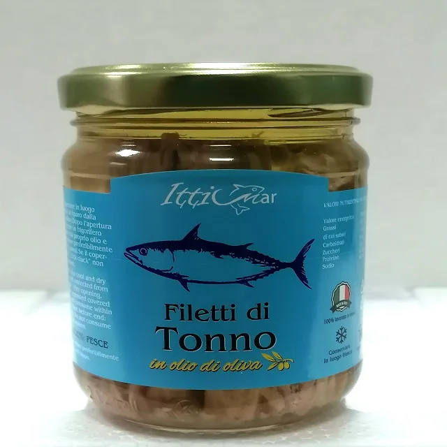 Best Sales 100 Tuna Fish Fillets In Olive Oil 200 Gr In Glass Jar