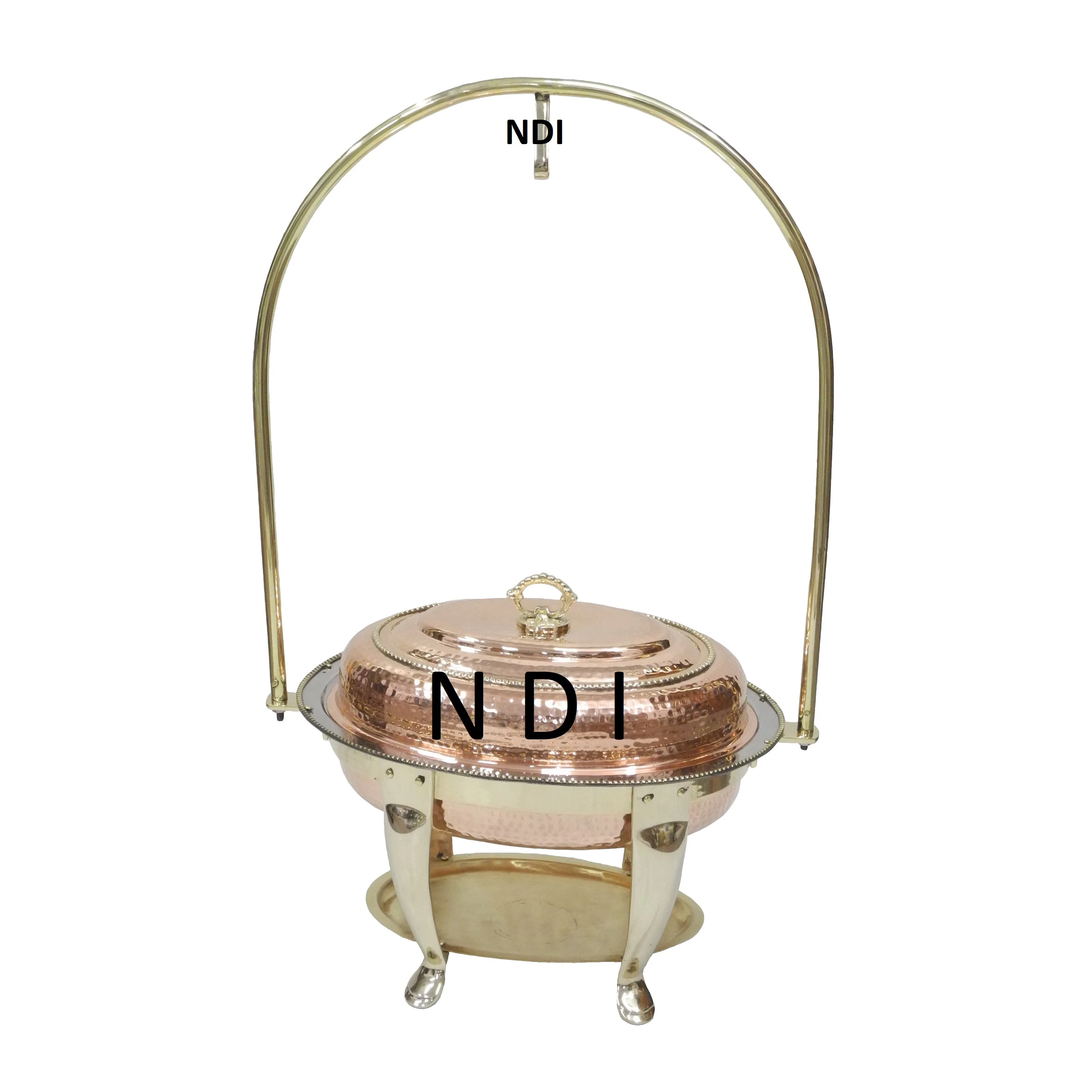 Luxury Style Metal Food Warmer Chafing Dish Hot Food Server Chafing Dish Customized Shape