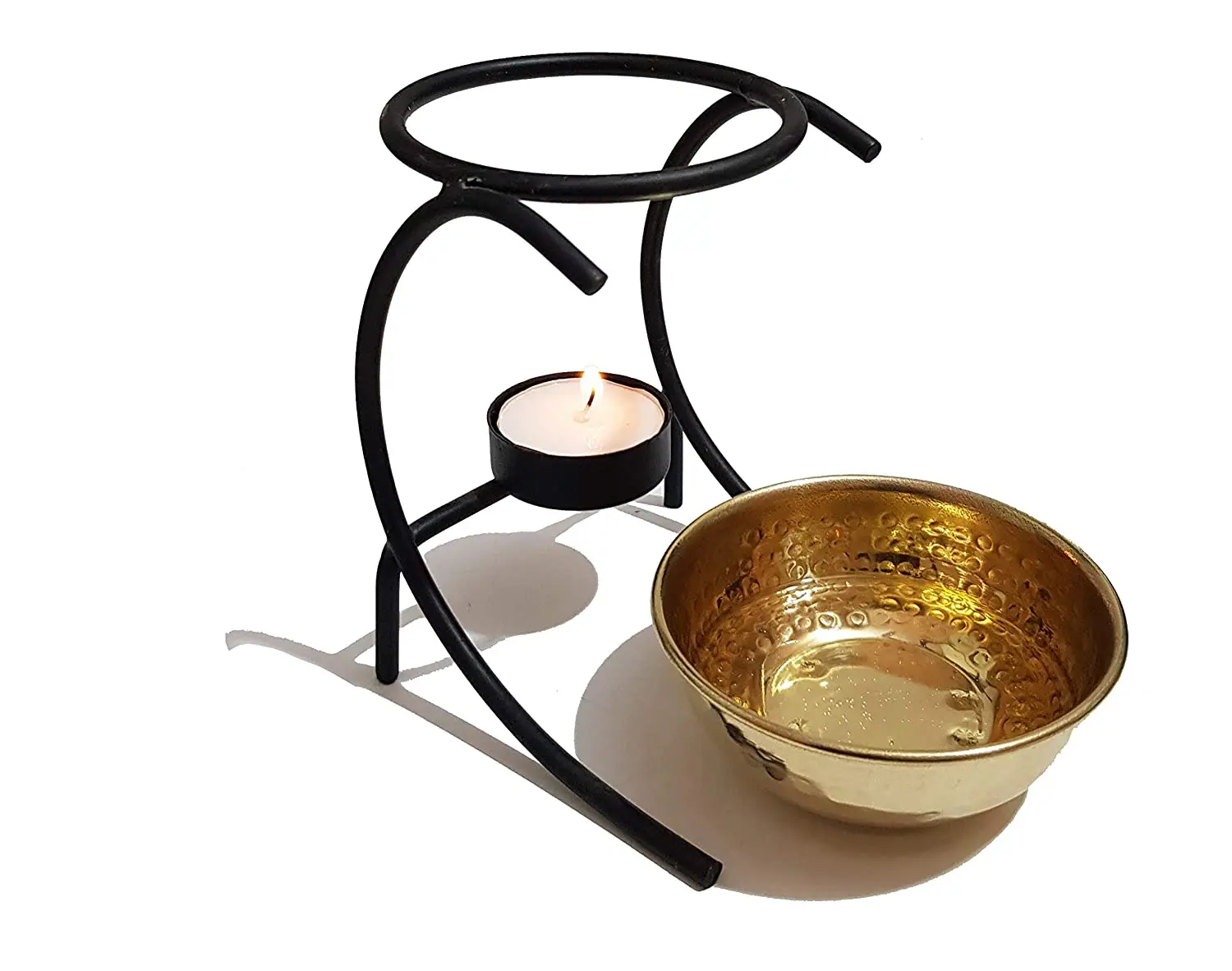 Metal Tealight Candle Holder Oil Burner Warmer Romantic Fragrance Warmer Aromatherapy Essential