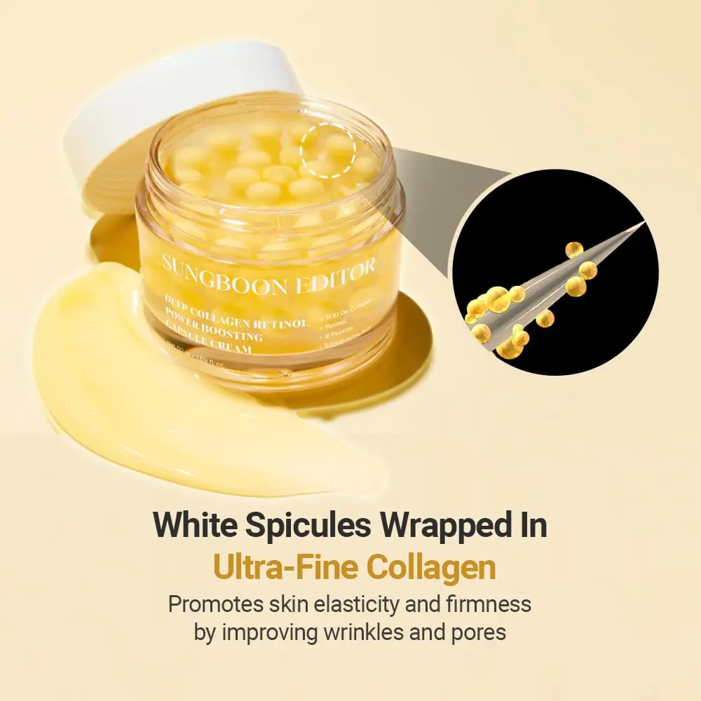 Photo inspiration: Natural Eye Cream For Boosting Collagen Reference: Sungboon Editor Deep Collagen Retinol Power Boosting Cream