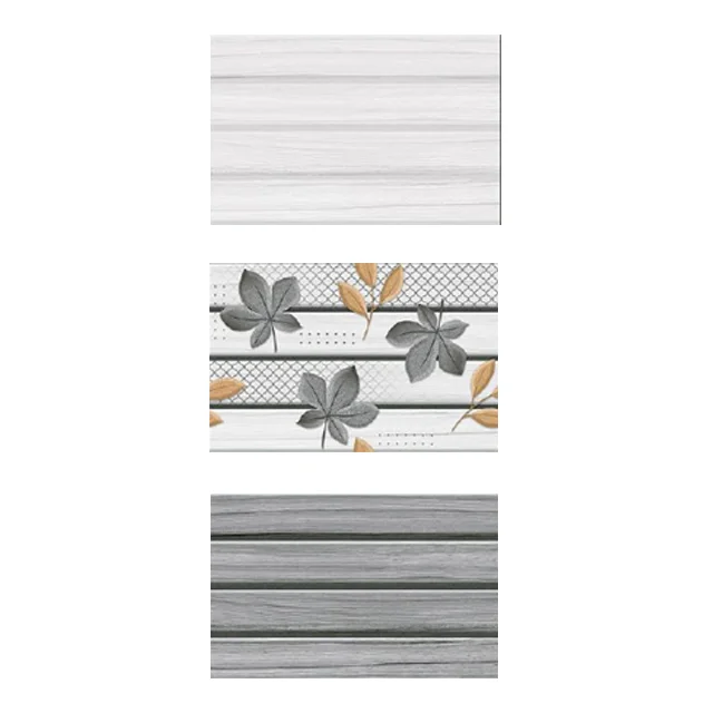 Latest Design Ceramic Digital Wall Tiles 200 X 300 Mm Foliate Pattern