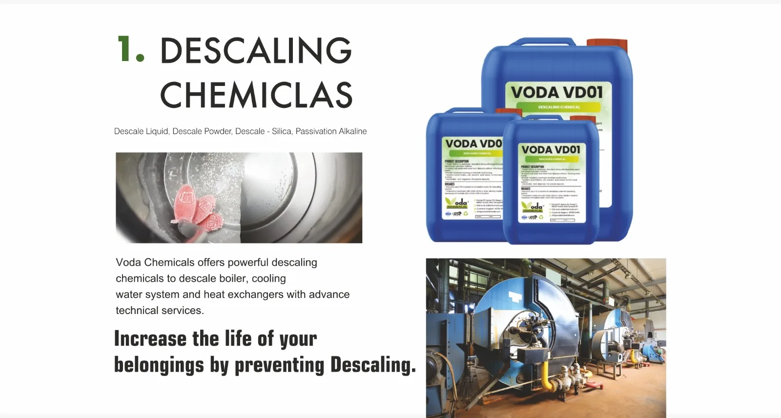 Descale Liquid For Descaling Chemical With Customized Packing Size Of ...