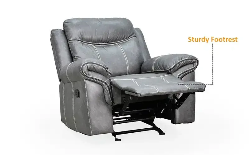 Malaysian Collection Leather Air Recliner Chair With Glider Buy No