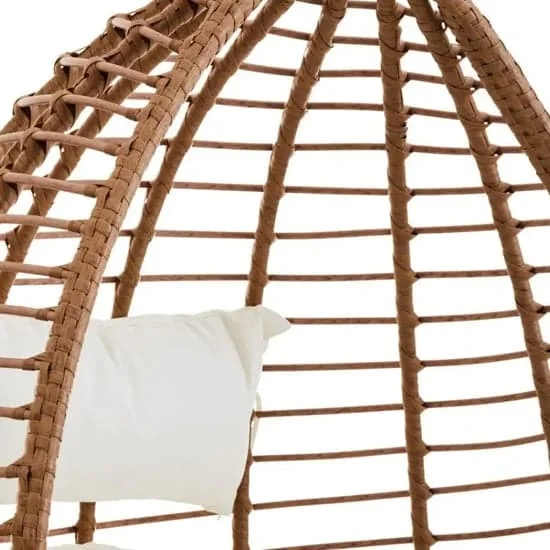 Shagi Egg Chair Made Of Aluminum Frame Wrapped In Synthetic Rattan