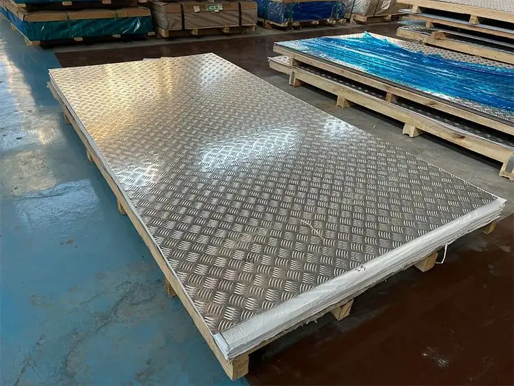 Custom Thickness Embossed Aluminum Sheet 6061 6063 7075 6082 Aluminium Checker Plate Sheet Buy