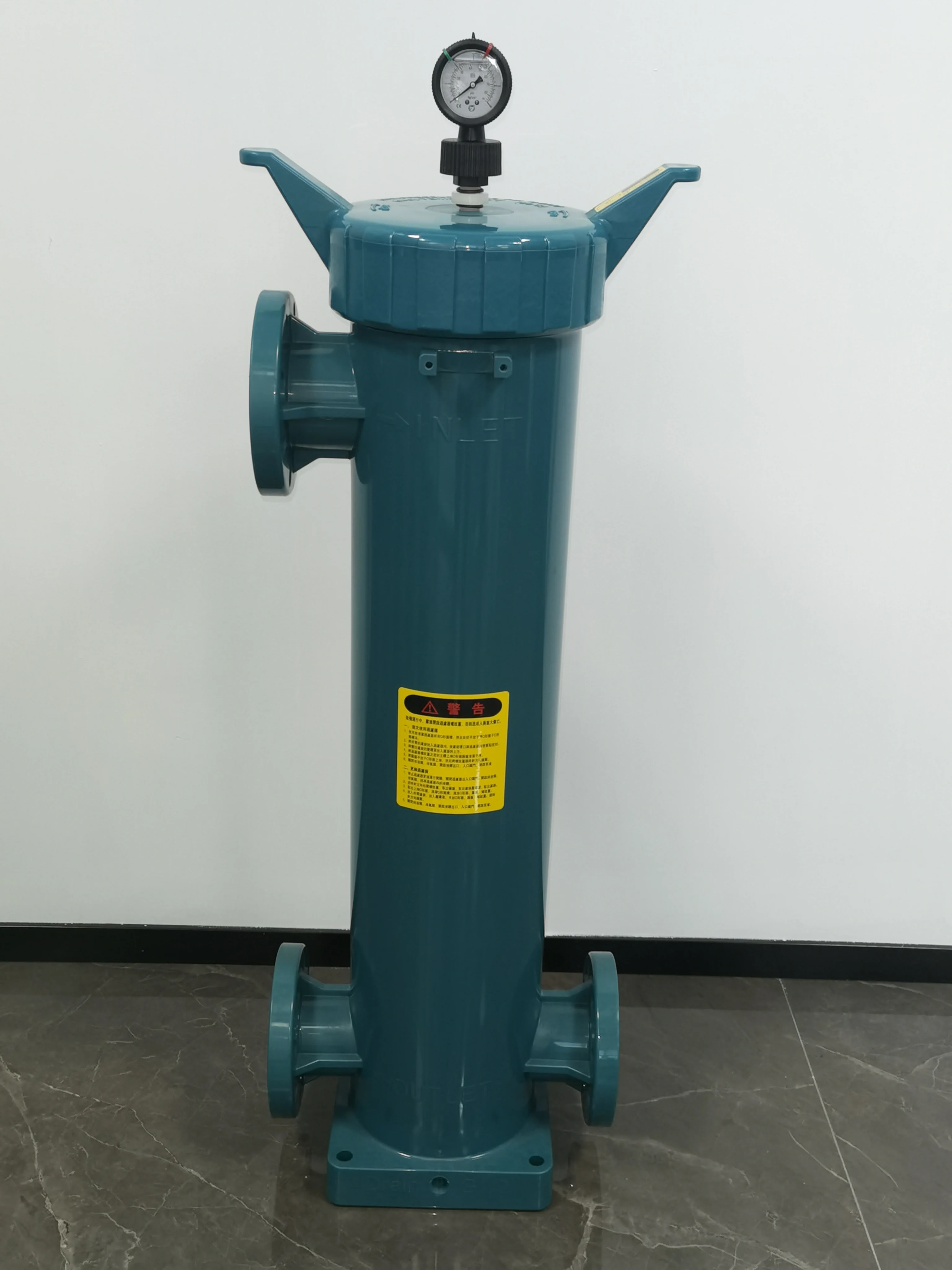 Pph 2 Size 2 Inch Flanged Inlet/outlet Polypropylene Bag Filter