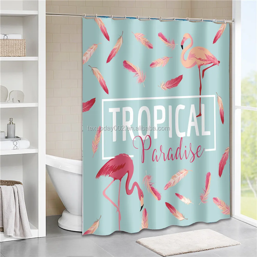 Sublimation Digit Print Decor Eco Friendly Hotel Shower Curtain - Buy ...