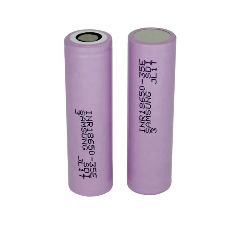 3.7v 3500mah Sam Sdi Authentic Rechargeable Li-ion Batteries Inr18650 ...