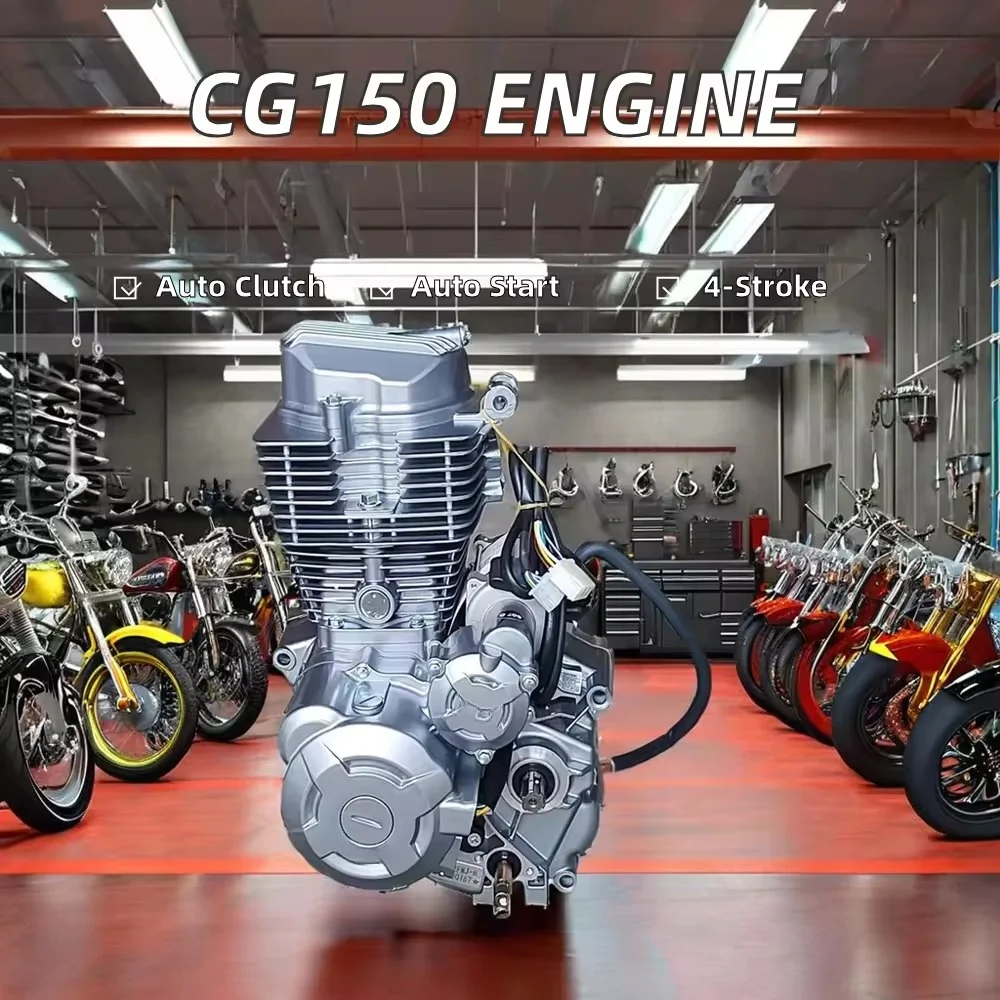 OEM Zongshen CG150 Engine - 150cc 4 Stroke, CDI Ignition