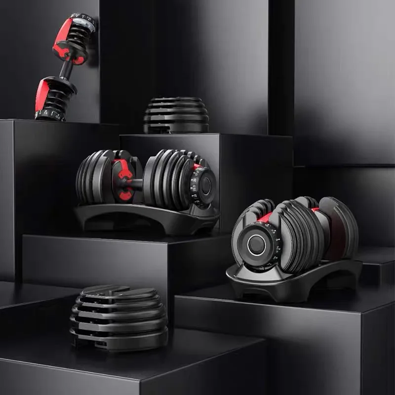 Wholesale competitive price adjustable dumbbell set for bodybuilding sports equipment