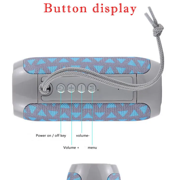 Portable Wireless BT speaker water resist speaker box TF card player USB drive player FM radio TG117 - ANKUX.COM
