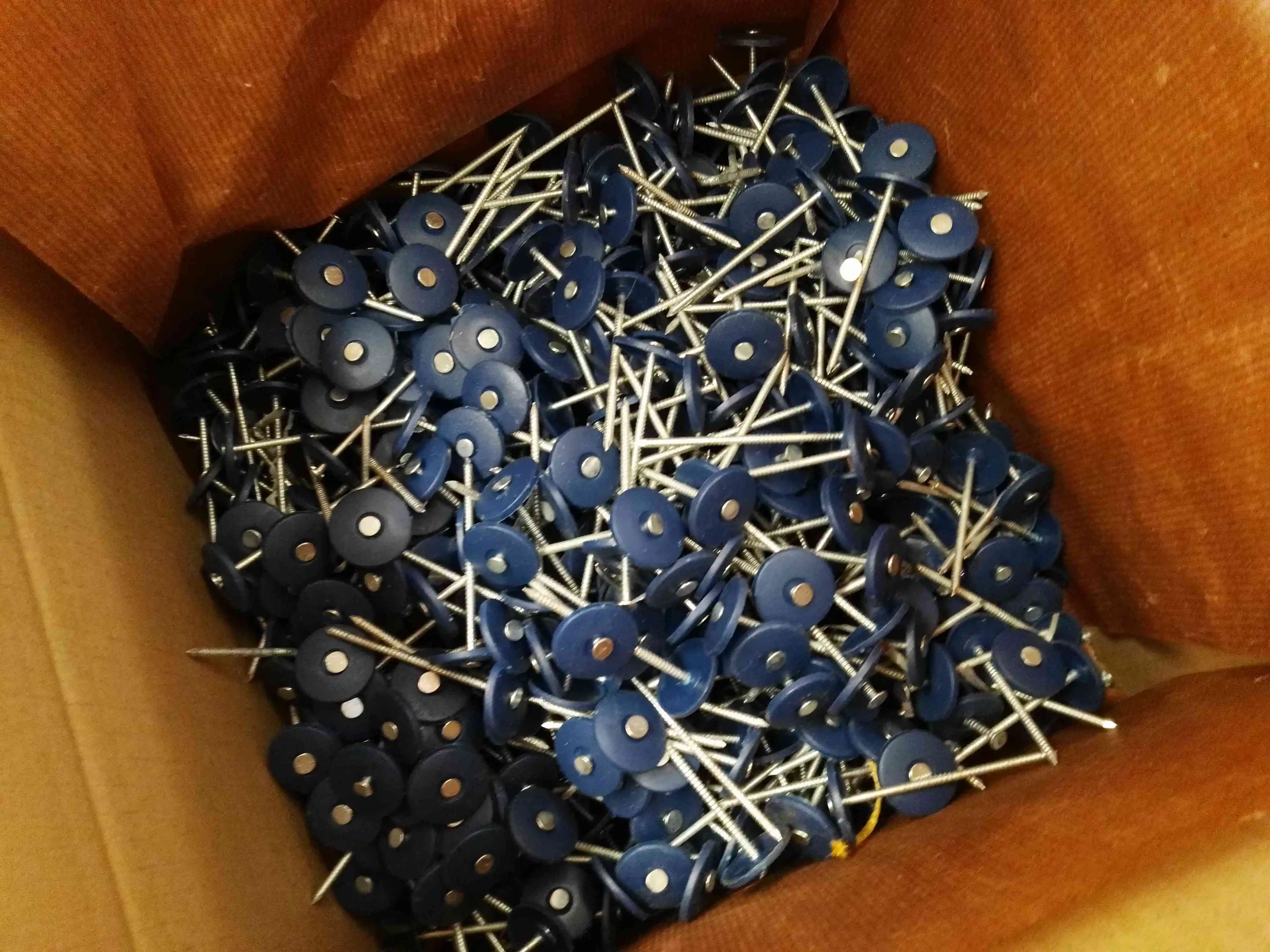 Galvanized Plastic Cap Nails Buy Plastic Cap Roofing Nails,Button Cap